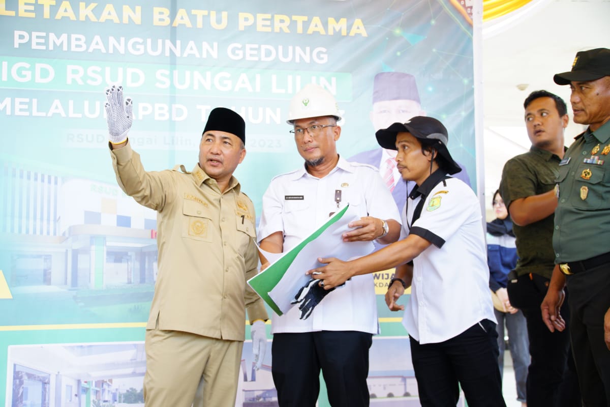 Tingkatkan Layanan Kesehatan, Pemkab Muba Bangun Gedung IGD dan ICU RSUD Sungai Lilin