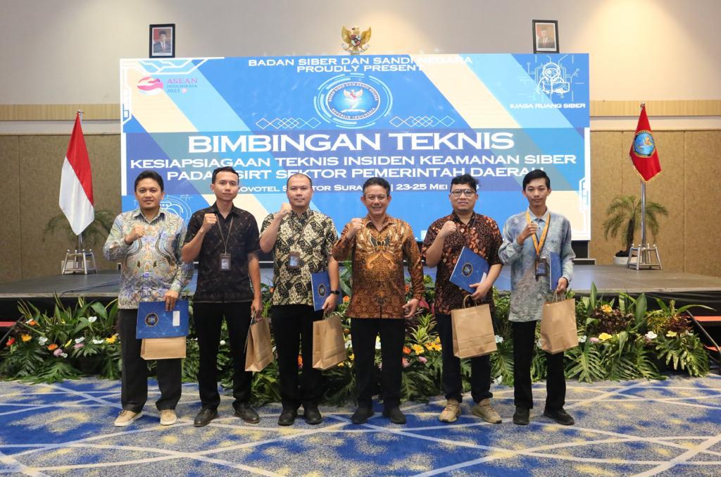 Dinkominfo Muba Berhasil Raih Nilai Tertinggi di Kegiatan Cyber Security Exercise