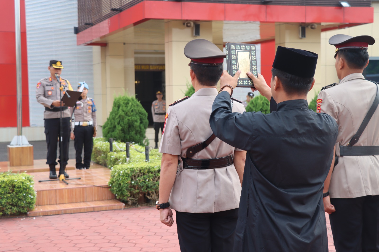 Kapolres Muba Pimpin Sertijab, AKP Rama Jabat Kapolsek Babat Toman