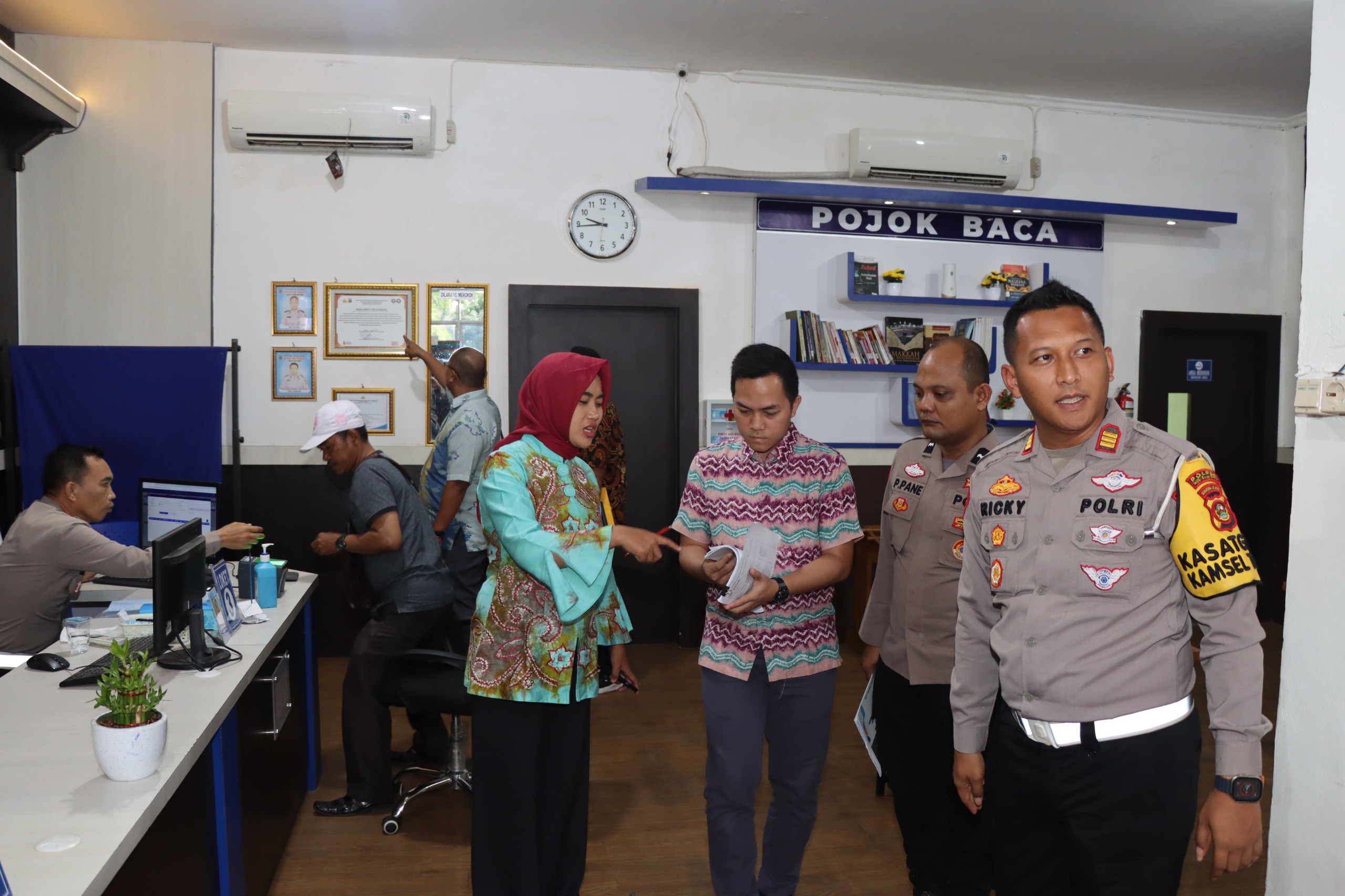 Tim Gabungan Verlap PEKPPP Cek Pelayanan Publik Polres Muba