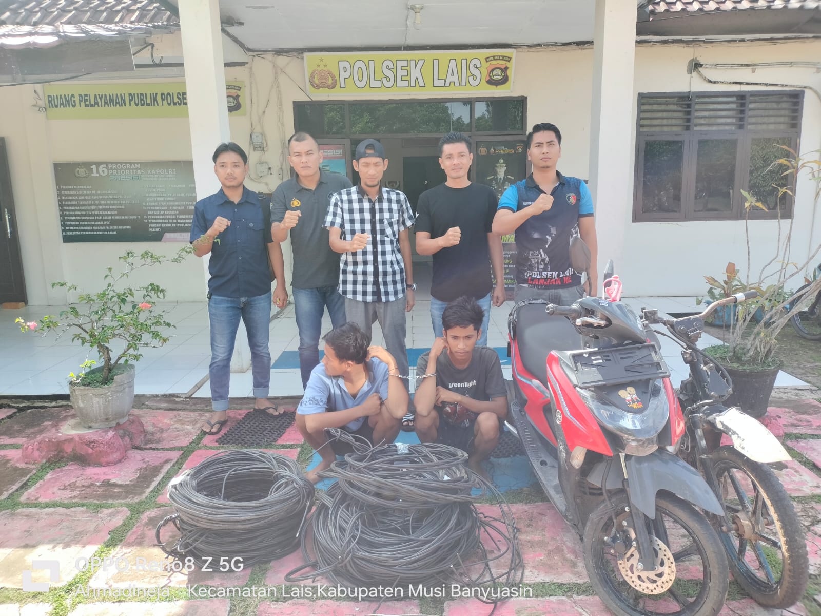 Dua Kali Lakukan Pencurian Kabel Listrik, Tersangka Ditangkap Polisi