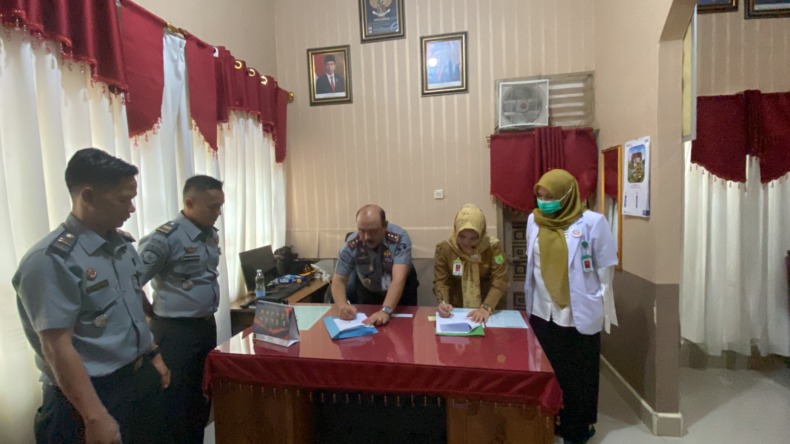 MoU dengan Puskesmas Balai Agung, Lapas Sekayu Tingkatkan Pelayanan Kesehatan WBP