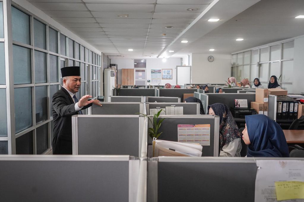 Pasca Libur Nataru, Pj Bupati Apriyadi Sidak di Wilayah Pemkab Muba