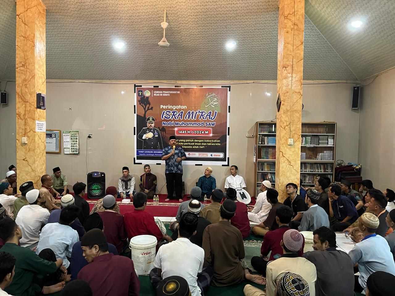 Memperingati Isra’ Mi’raj, Lapas Sekayu Bentuk Kepribadian Warga Binaan