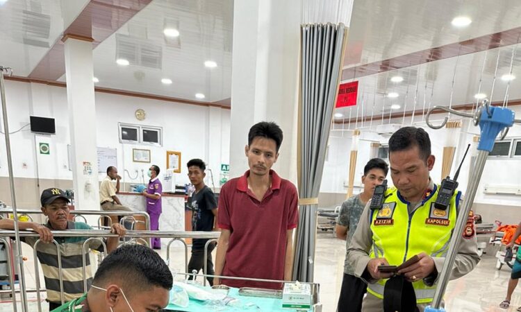 Tidak Mendahulukan Istrinya Mencoblos, Oknum Linmas Bacok Ketua KPPS di Palembang