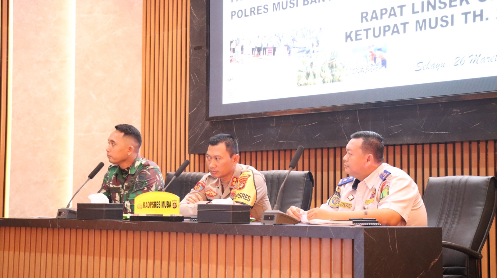 Polres Muba Jaga Situasi Kamtibmas dan Kamtibcarlantas Tetap Aman Menjelang Idul Fitri 1445 H