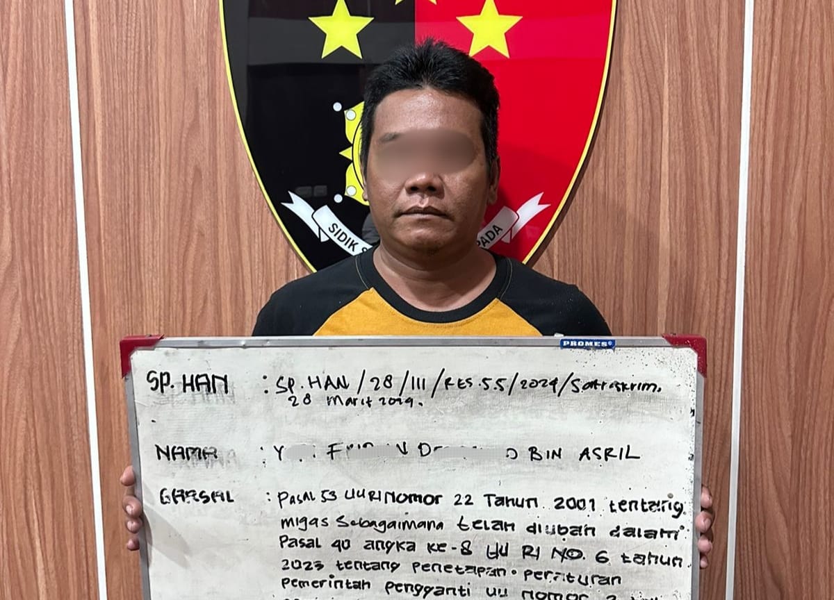 Sempat Viral, Pemilik Gudang Penampungan Minyak Ilegal Terbakar Ditangkap