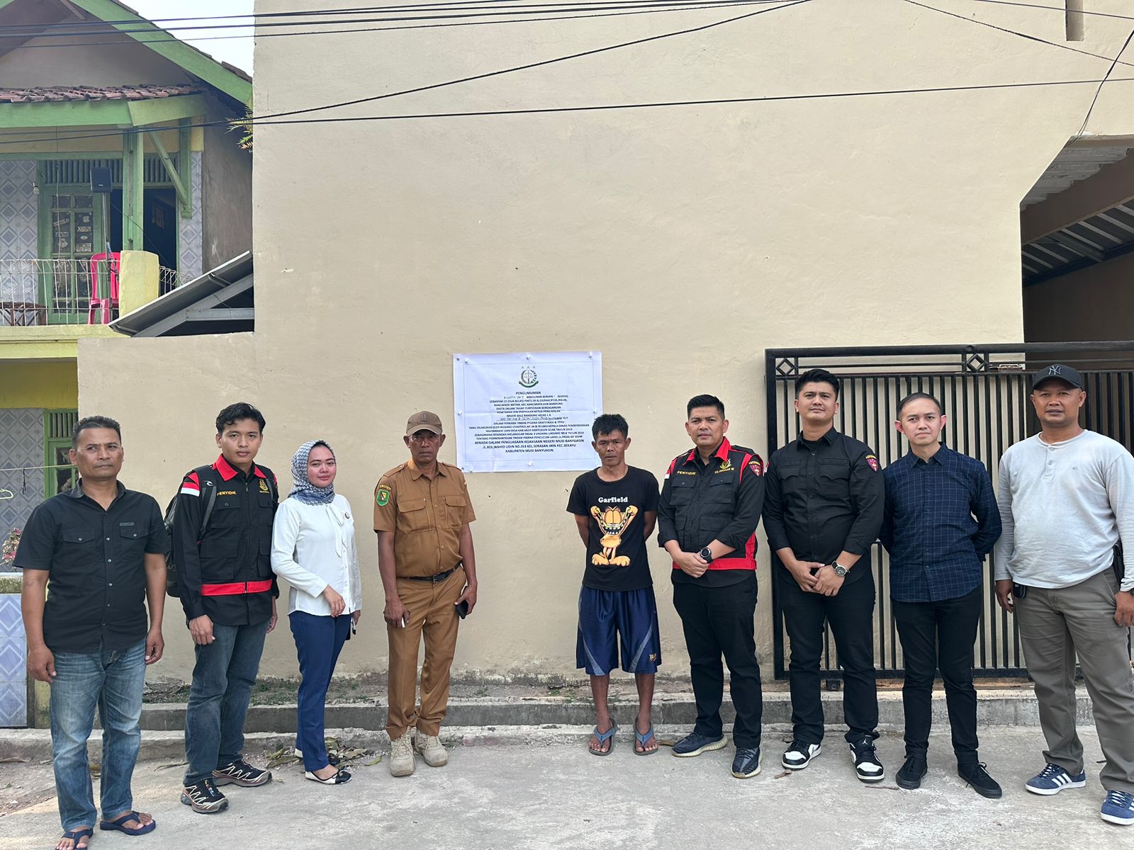 Kejari Muba Kembali Sita 1 Unit Bangunan Bedeng Milik Richard  Cahyadi di Bandung