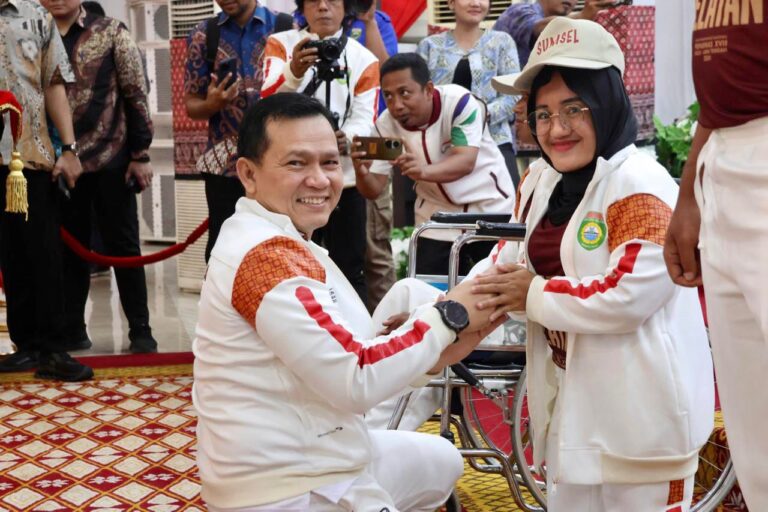 Pj Gubernur Sumsel Lepas Atlet PEPARNAS ke Solo