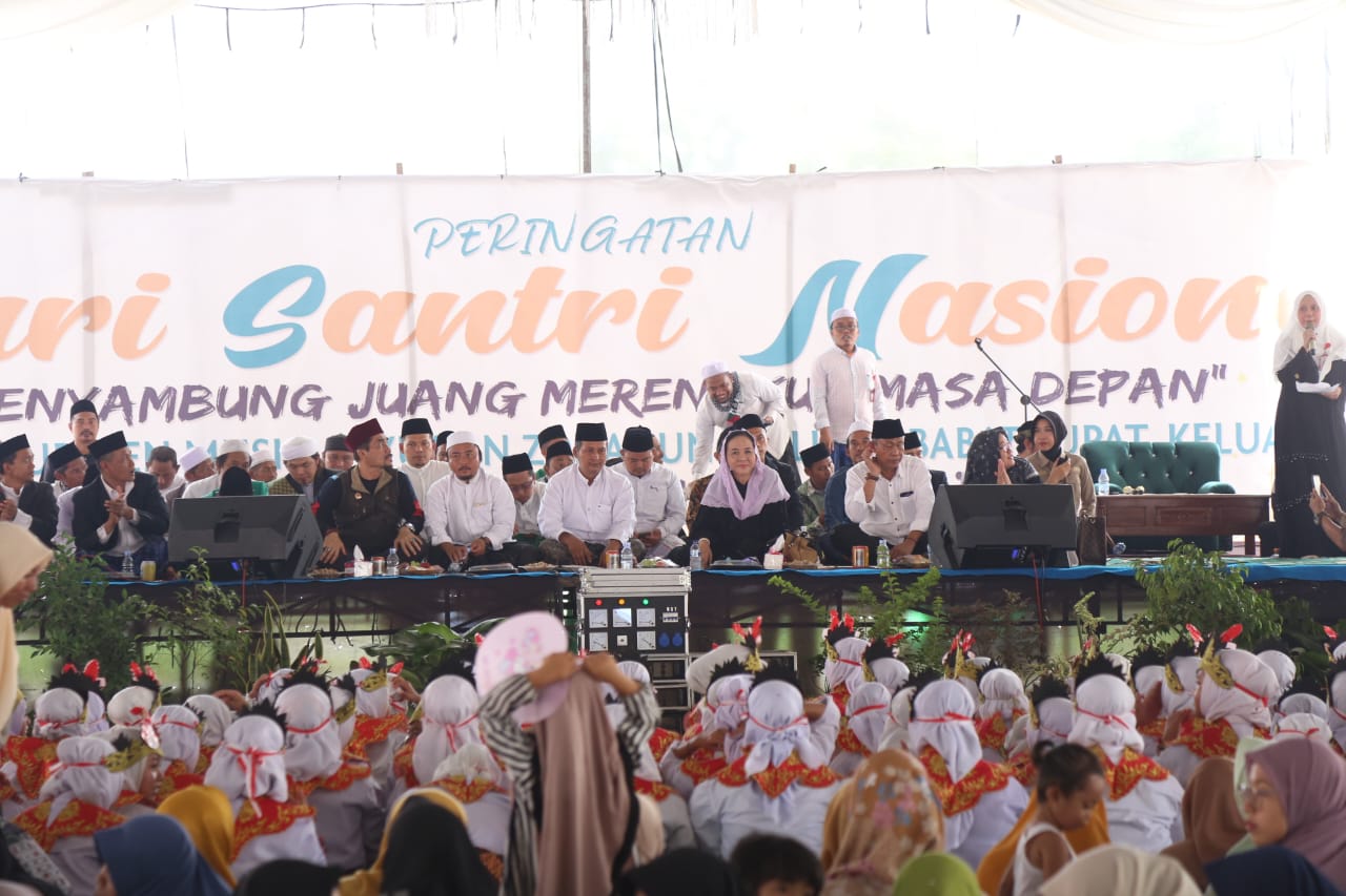 Dapat Dukungan Ribuan Kiai dan Santri, Lucianty Janjikan Fasilitas Ponpes yang Lebih Baik