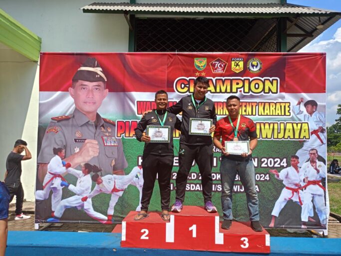 Piala Pangdam II/Sriwijaya, Kontingen Karate Polda Sumsel Raih Juara Umum