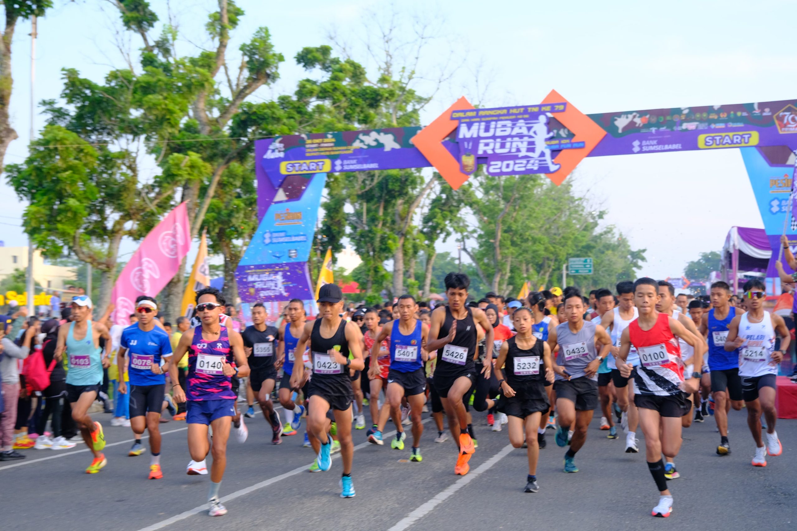 HUT TNI ke 79, Muba RUN 2024 Sukses Digelar