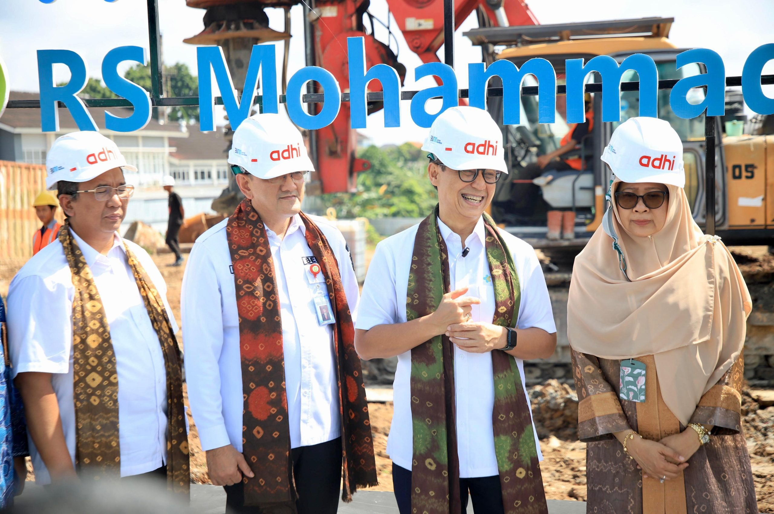 Sekda Sumsel Edward Candra Hadiri Peletakan Batu Pertama Pembangunan Gedung Pusat Oncology RSUP MH Palembang