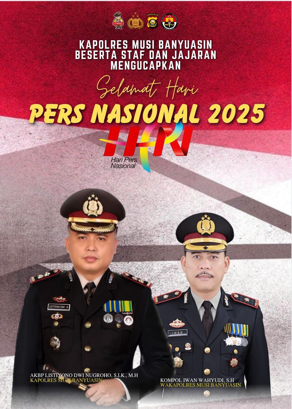 AKBP Listiyono Dwi Nugroho SIK MH: Pers Gardan Terdepan dalam Menyampaikan Informasi ke Masyarakat