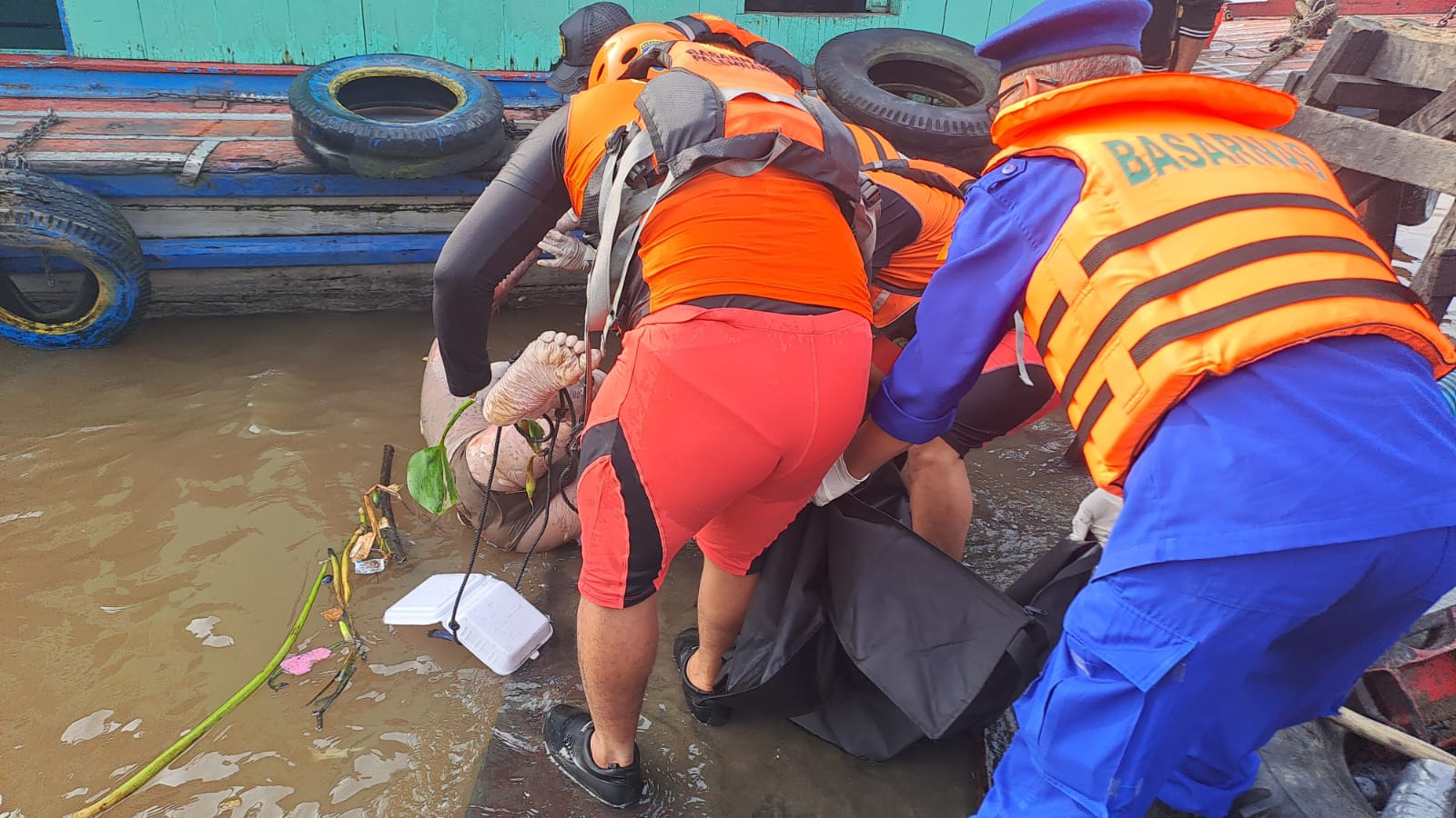 Pelajar Tenggelam Saat Mandi di Dermaga Pasar 16 Ilir Akhirnya Ditemukan