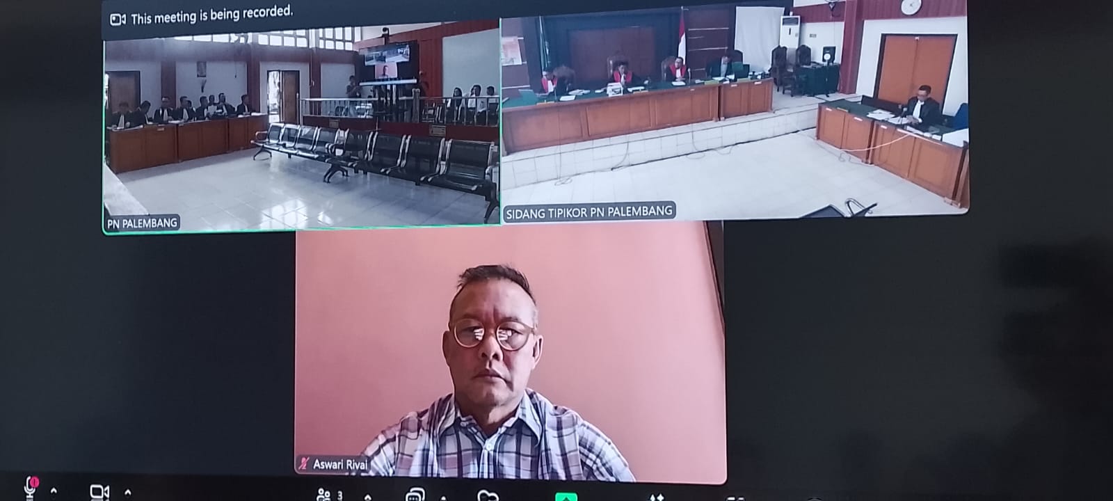 Setelah Enam Kali Mangkir, Aswari Akhirnya Hadir di Hadapan Majelis Hakim