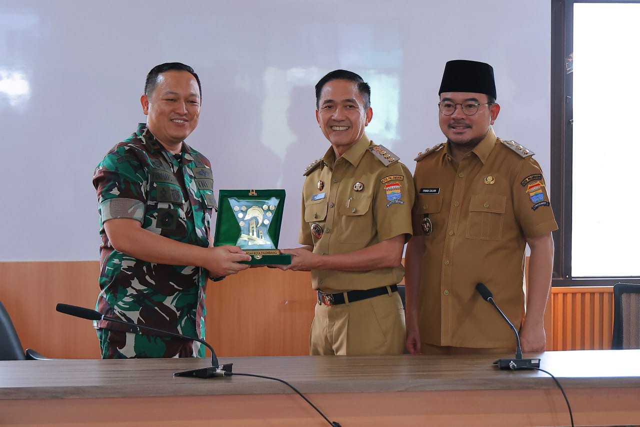 Wali Kota Ratu Dewa Perkuat Kolaborasi dan Sinergitas dengan Kodim 0418