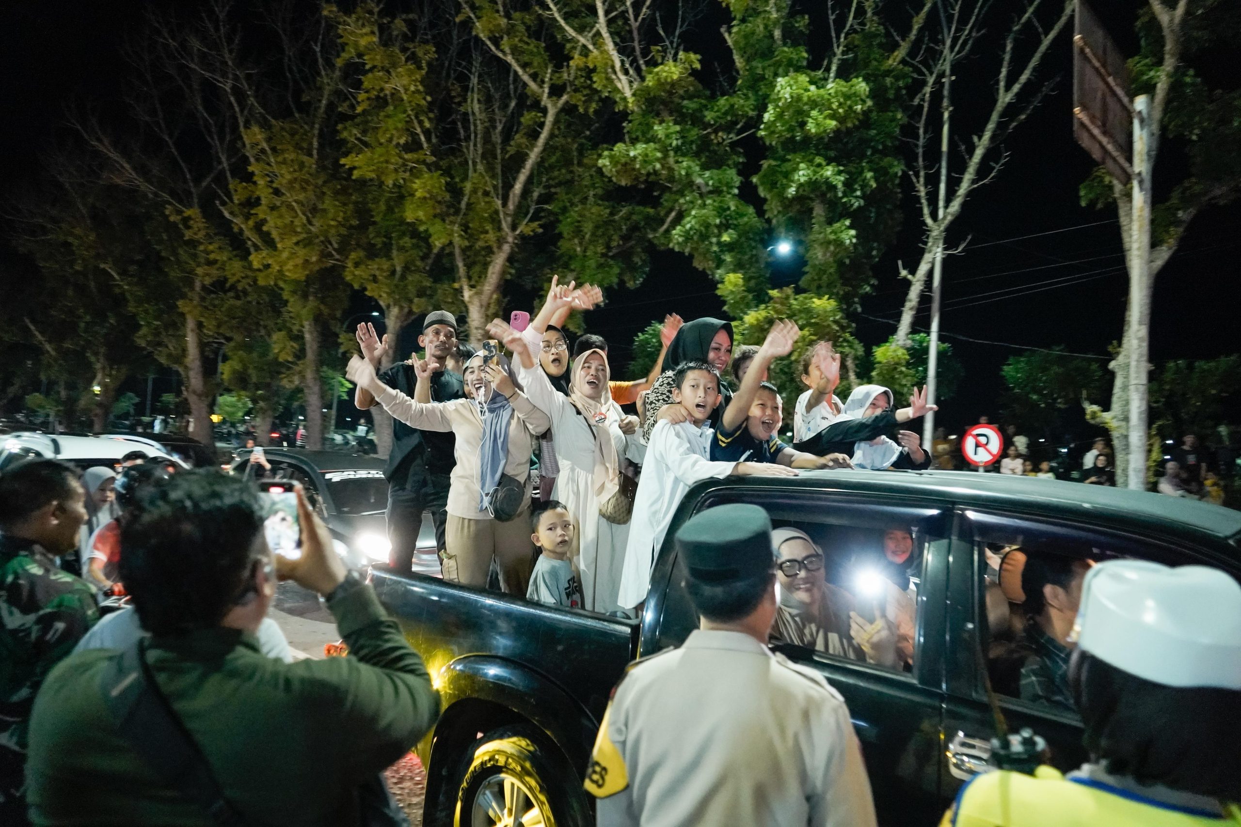 Pawai Takbir di Muba Sambut Idul Fitri 1446 H