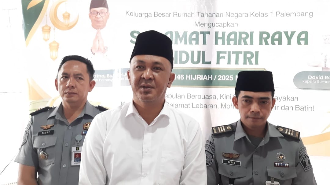 Rutan Kelas 1 Palembang Berikan Remisi Lebaran Kepada 729 Warga Binaan