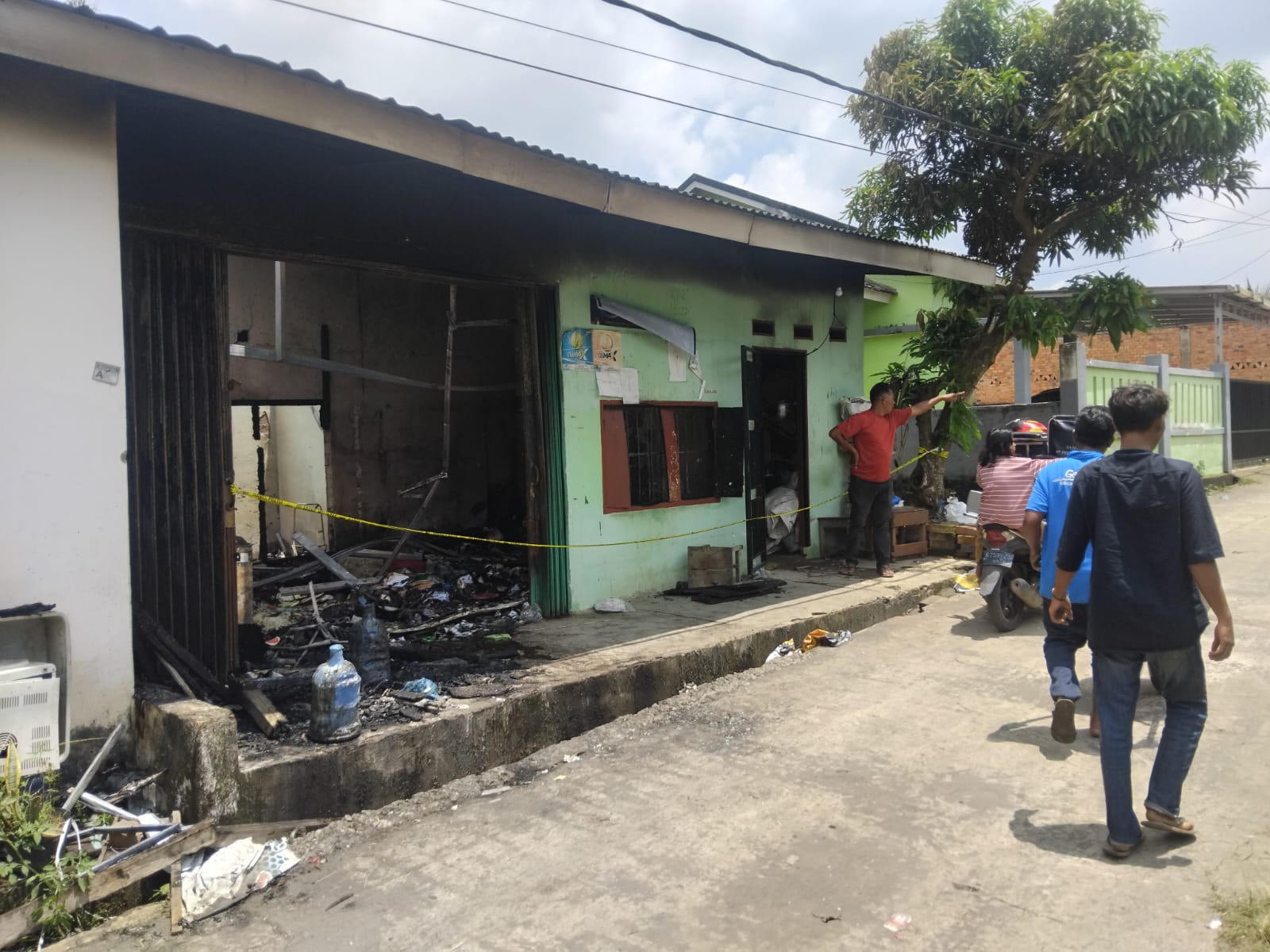 Jelang Sahur Satu Rumah Warga Talang Jambe Ludes Terbakar