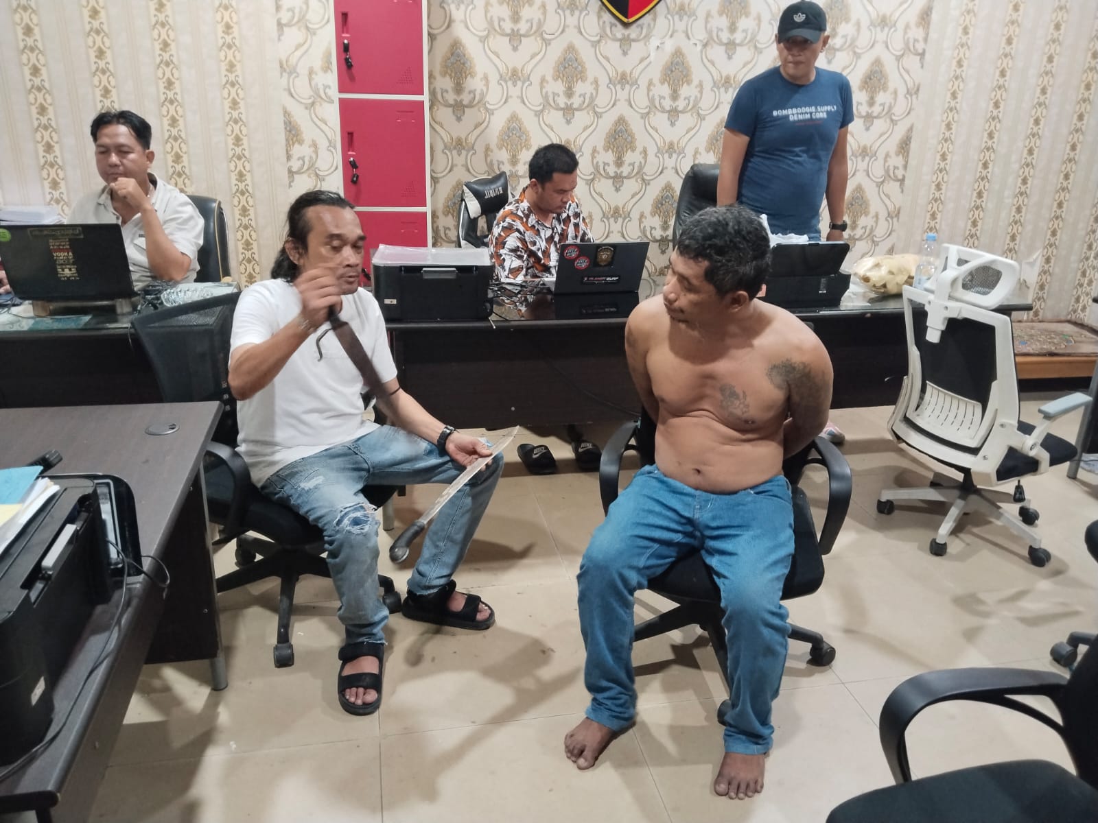 Preman Ini Ciut Usai Ditangkap Anggota Jatanras Polda Sumsel