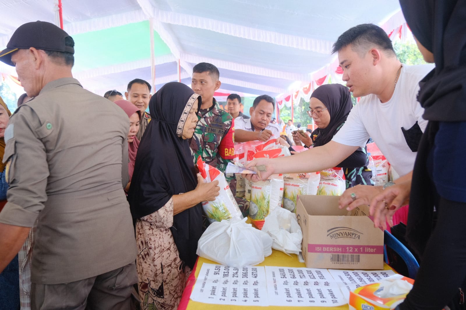Upaya Pengendalian Inflasi dan Menjaga Stabilitas Harga Barang Pokok, Operasi Pasar di Muba Terus Dilakukan