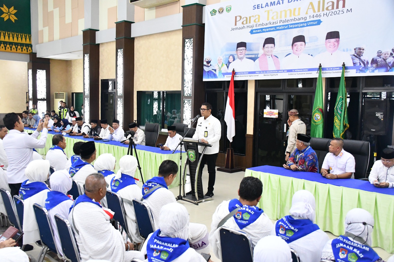 Kloter 19 Embarkasi Palembang, Kakanwil Imigrasi Ingatkan Jaga Paspor