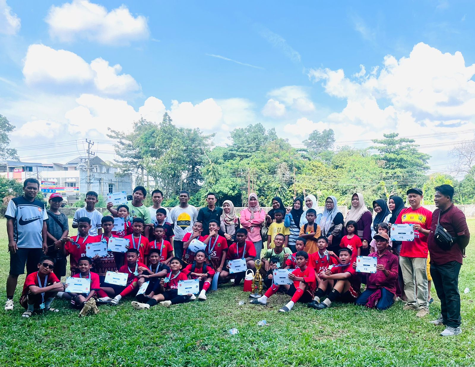 Perisai Cup : SSB PSS Palembang Borong Gelar dari Juara Hingga Best Kiper