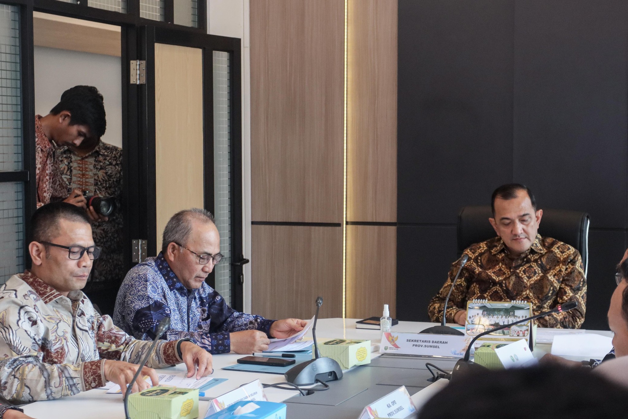 Sekda Muba Apriyadi Hadiri Audiensi Ketua Forsesdasi Komwil Sumsel