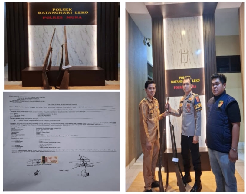 Kesadaran Hukum yang Tinggi, Masyarakat Serahkan Senpira Secara Sukarela