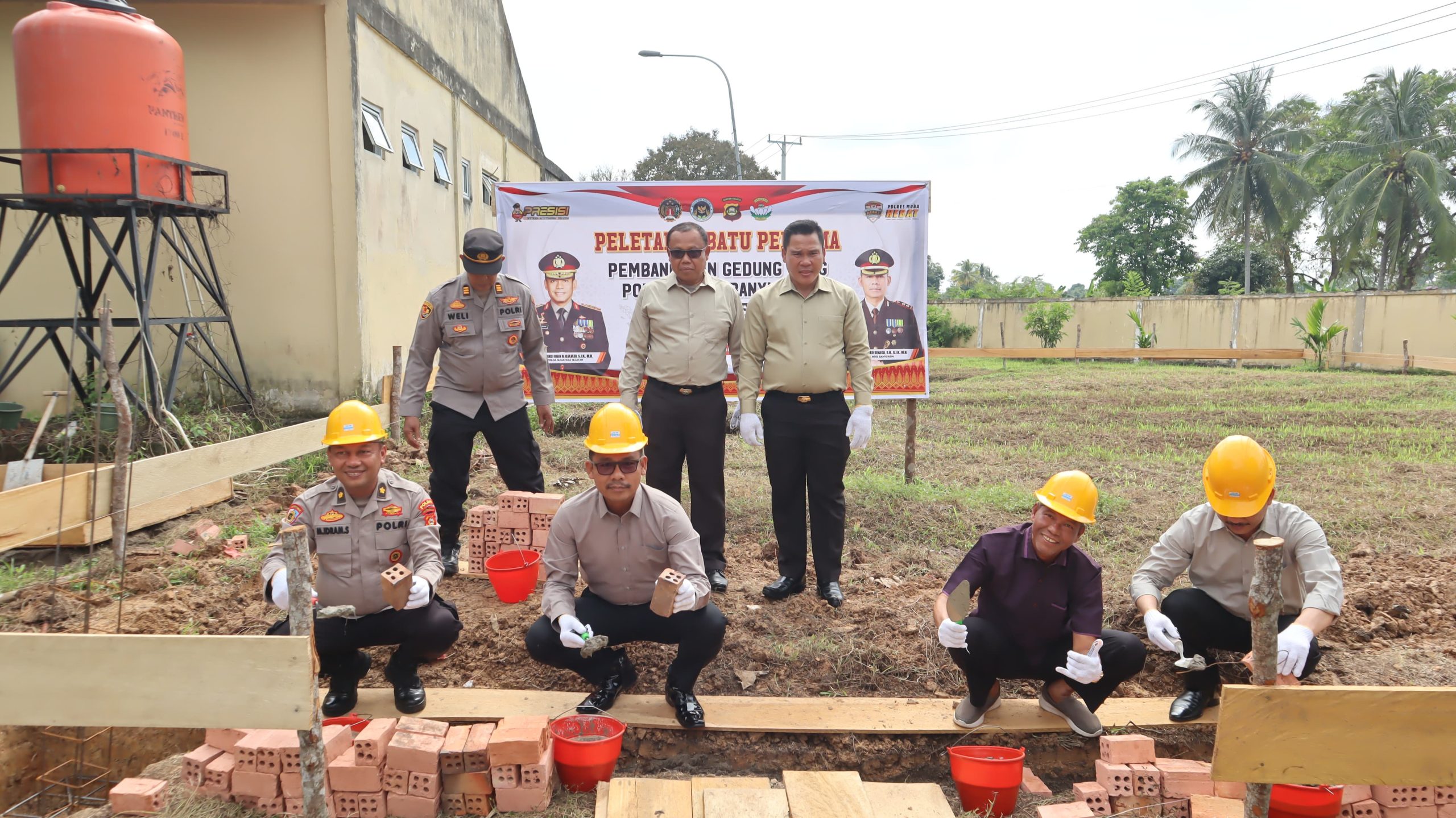 Dukung Asta Cita Presiden RI, Gedung SPPG Polres Muba Mulai Dibangun