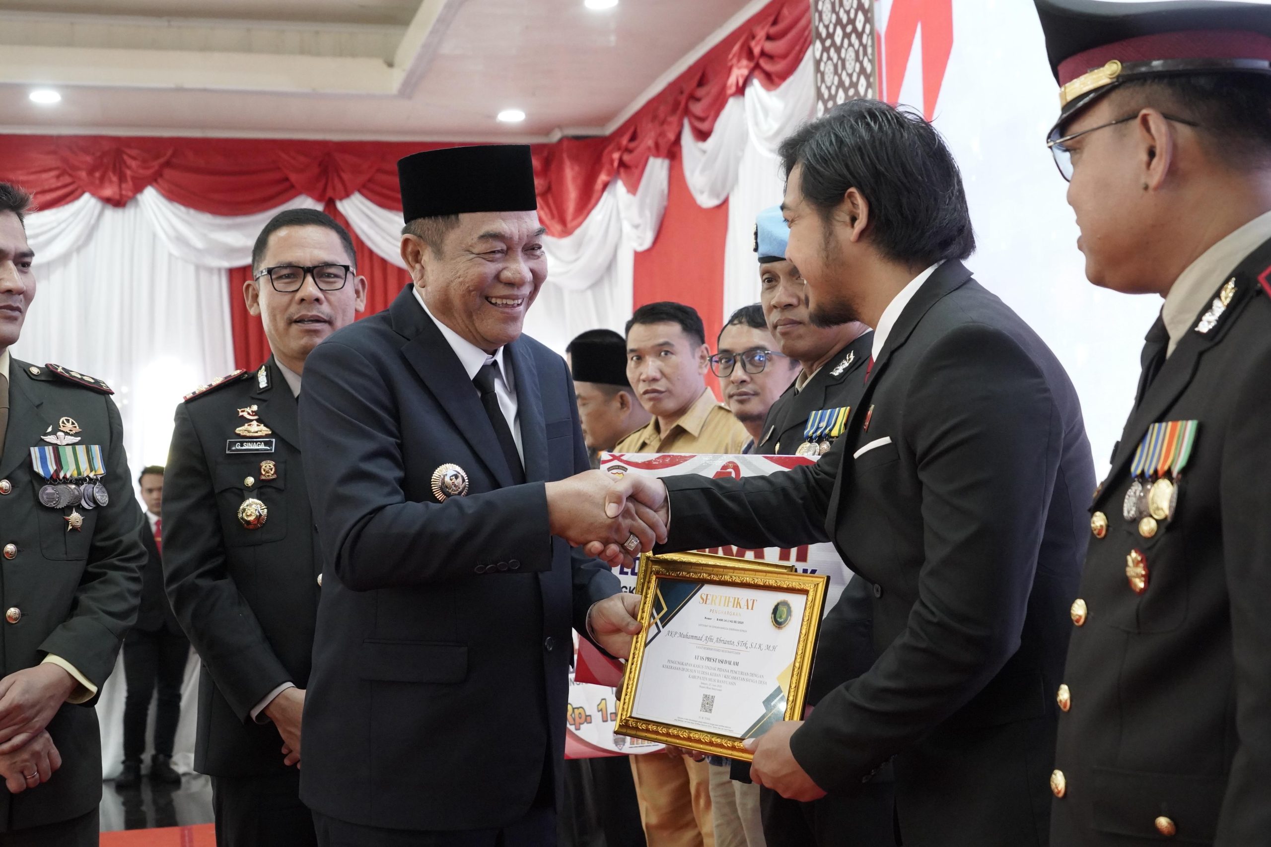 Bupati Muba H M Toha Semarakkan Syukuran Hari Bhayangkara ke-79