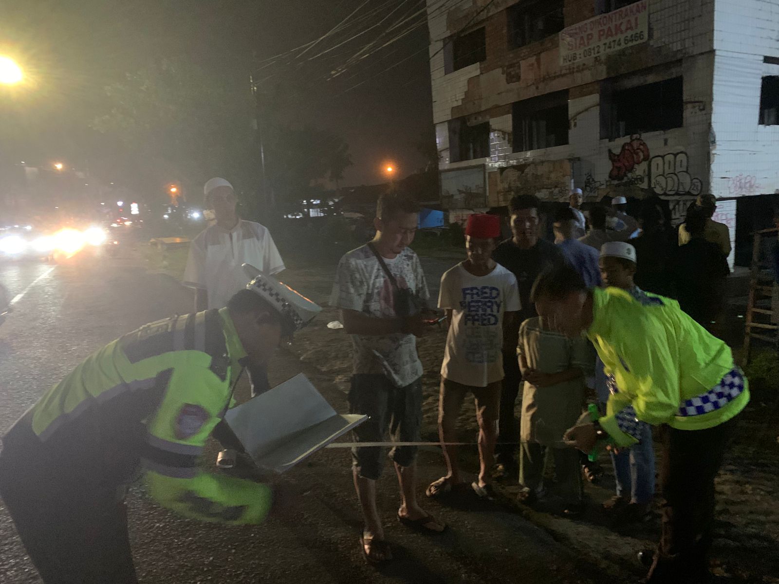 Kecelakaan di Jalan Mayor Zen Palembang, Dua Pelajar SMA Terluka Parah