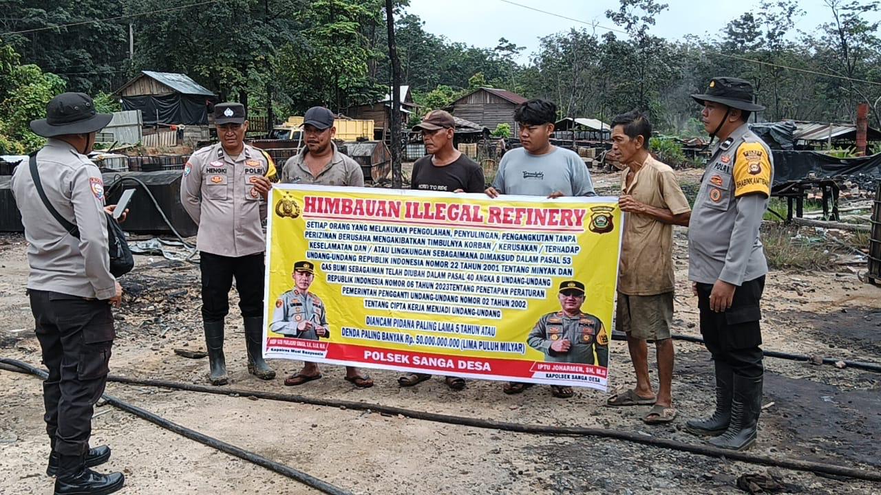 Bantah Tudingan Setoran Minyak Ilegal, Polres Muba Terus Berikan Imbauan