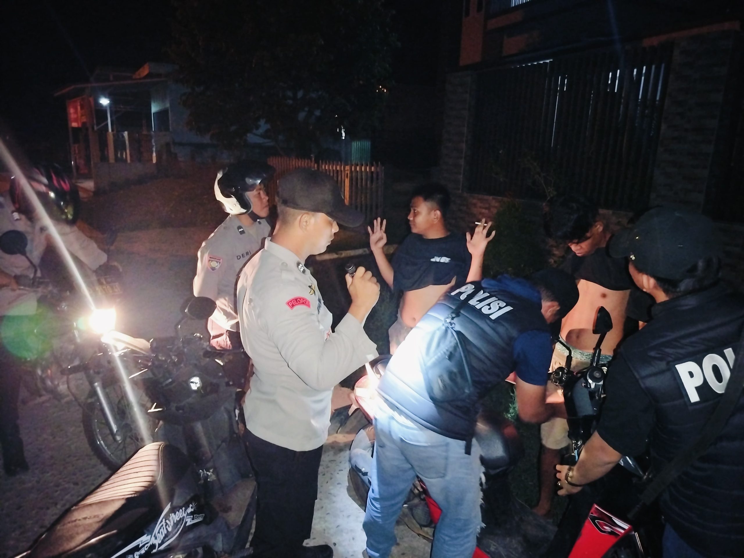Antisipasi Kejahatan Jalanan, Polsek Tanjung Batu Gelar Patroli di Wilayah Sepi