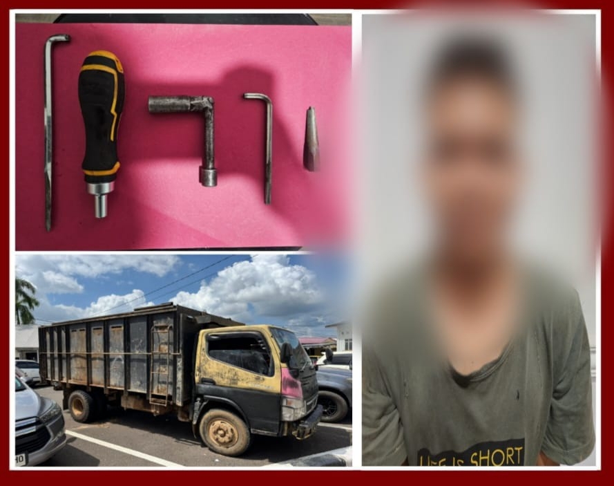 Nekat Curi Mobil Truk di Lawang Wetan, Satu dari Dua Pelaku Ditangkap Polisi