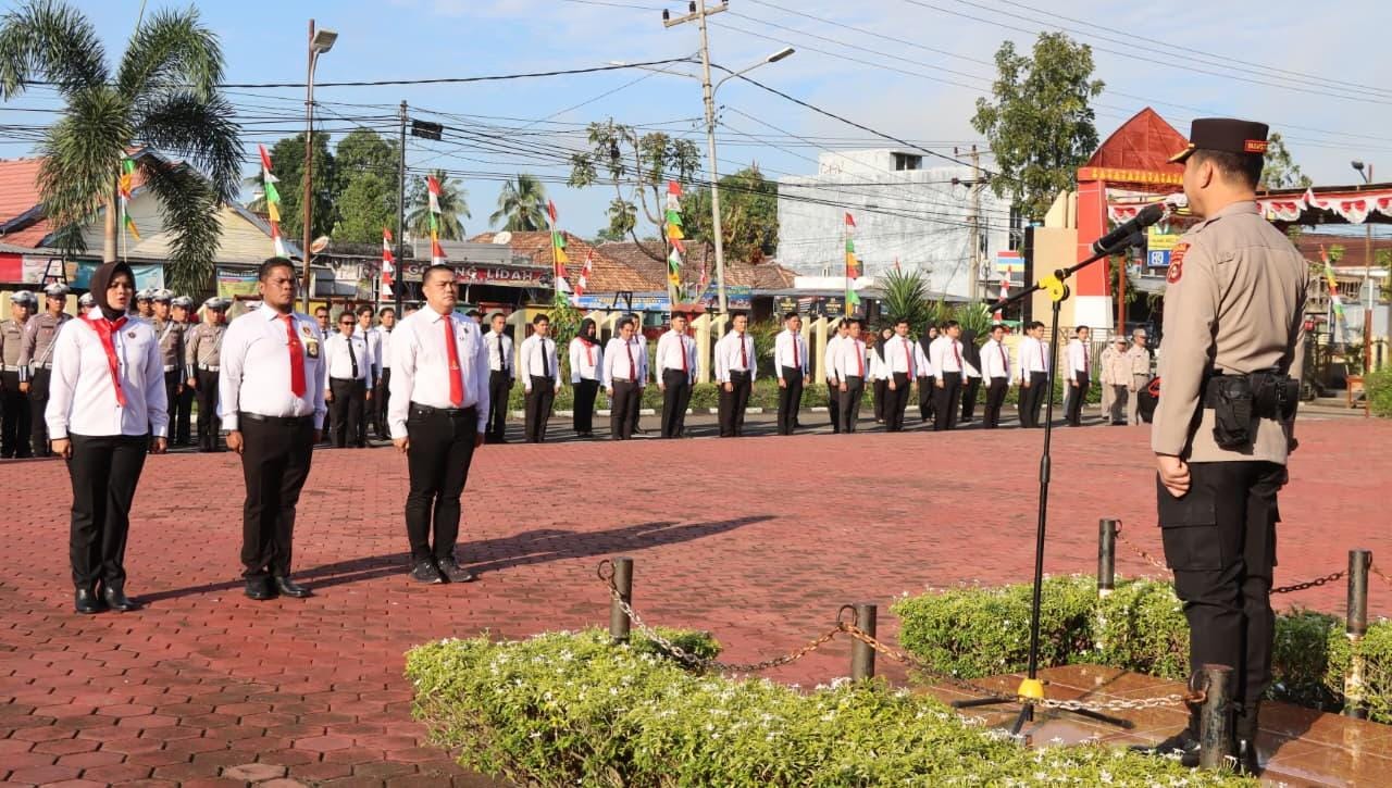Puluhan Personil Polres Muba Diganjar Penghargaan, 11 Diantaranya dari Polsek Sanga Desa