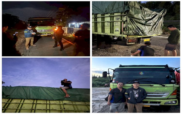 Ditreskrimsus Polda Kembali Gagalkan Penyelundupan Batubara Ilegal di Jalan Lintas Batubara ke Jakarta
