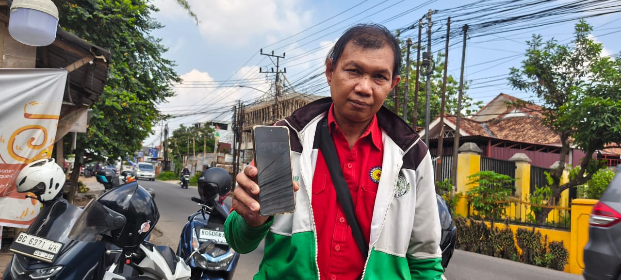 Seorang Ojol di Palembang Terpaksa Nganggur Usai Dibegal