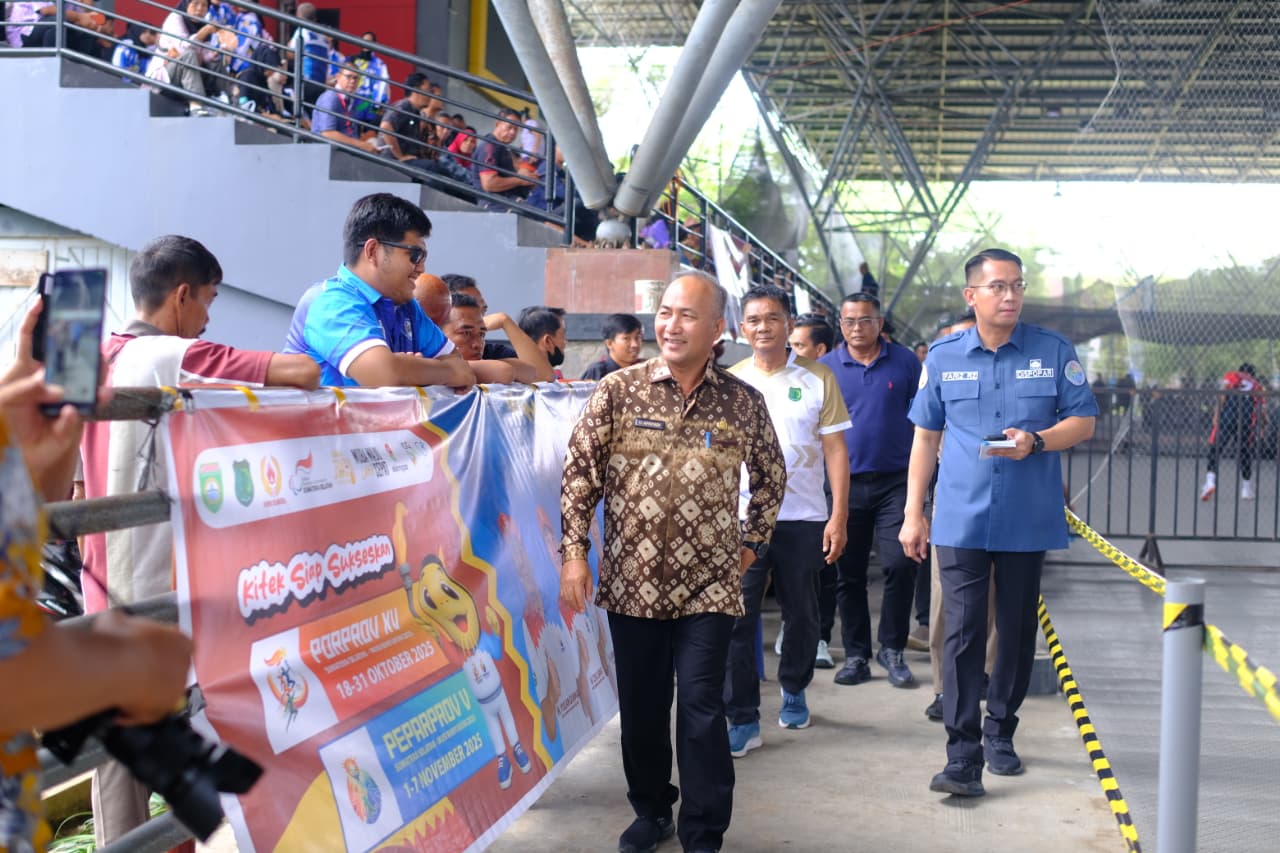 Cek Venue, Sekda Apriyadi Pastikan Kesiapan Porprov Sumsel di Muba