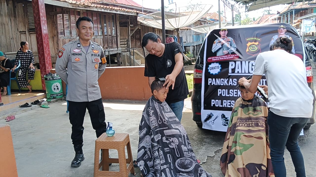 Program Unik dari Polsek Sanga Desa Dipuji Kades