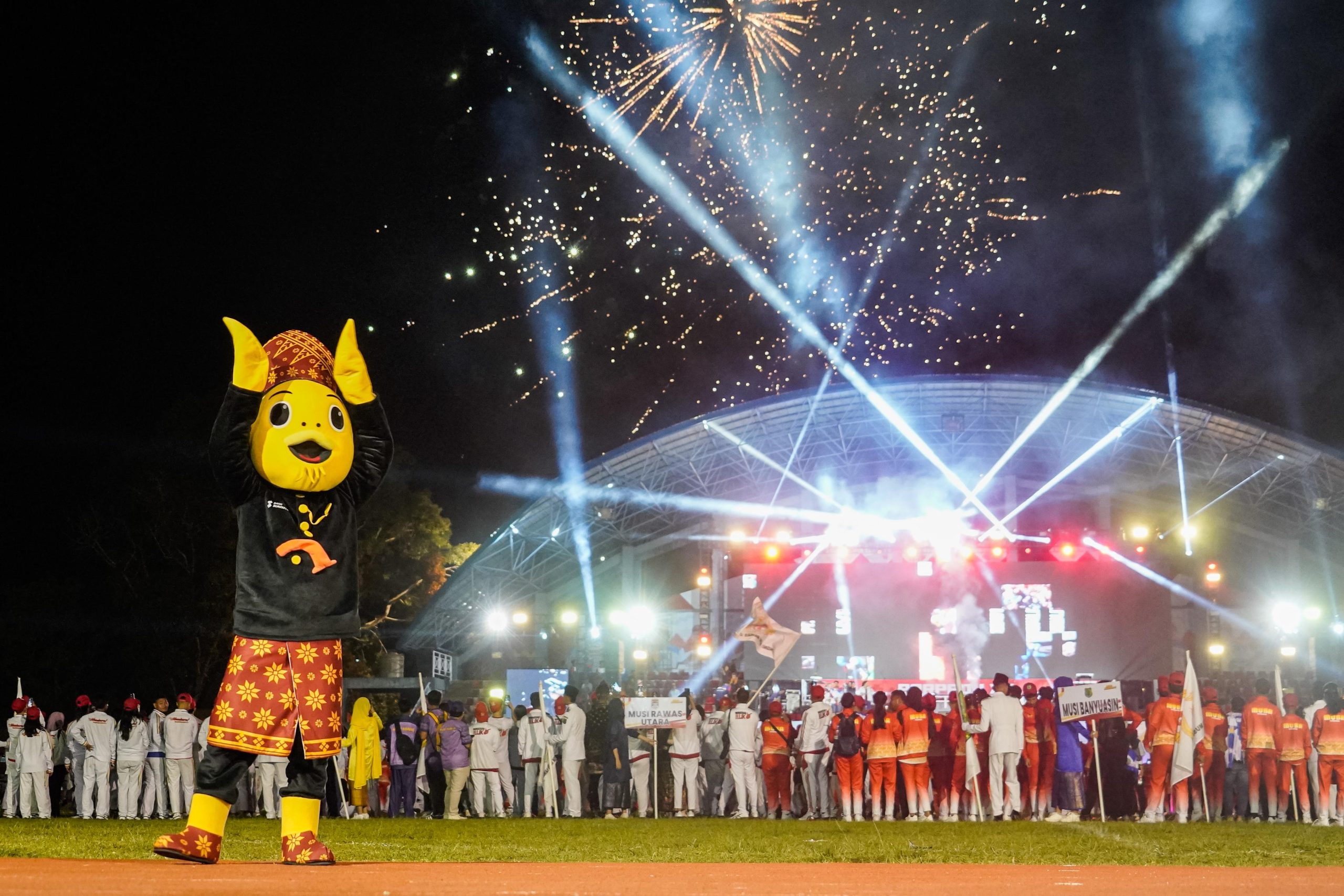 Spektakuler Pembukaan Porprov ke-XV di Muba Berlangsung Meriah