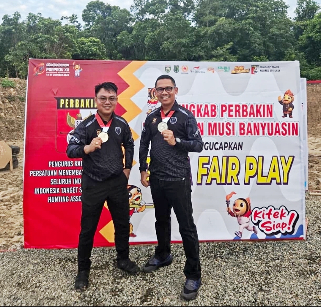 Kapolres Muba dan Kapolsek Sanga Desa Ikut Sumbang Medali di Ajang Porprov XV Sumsel 2025