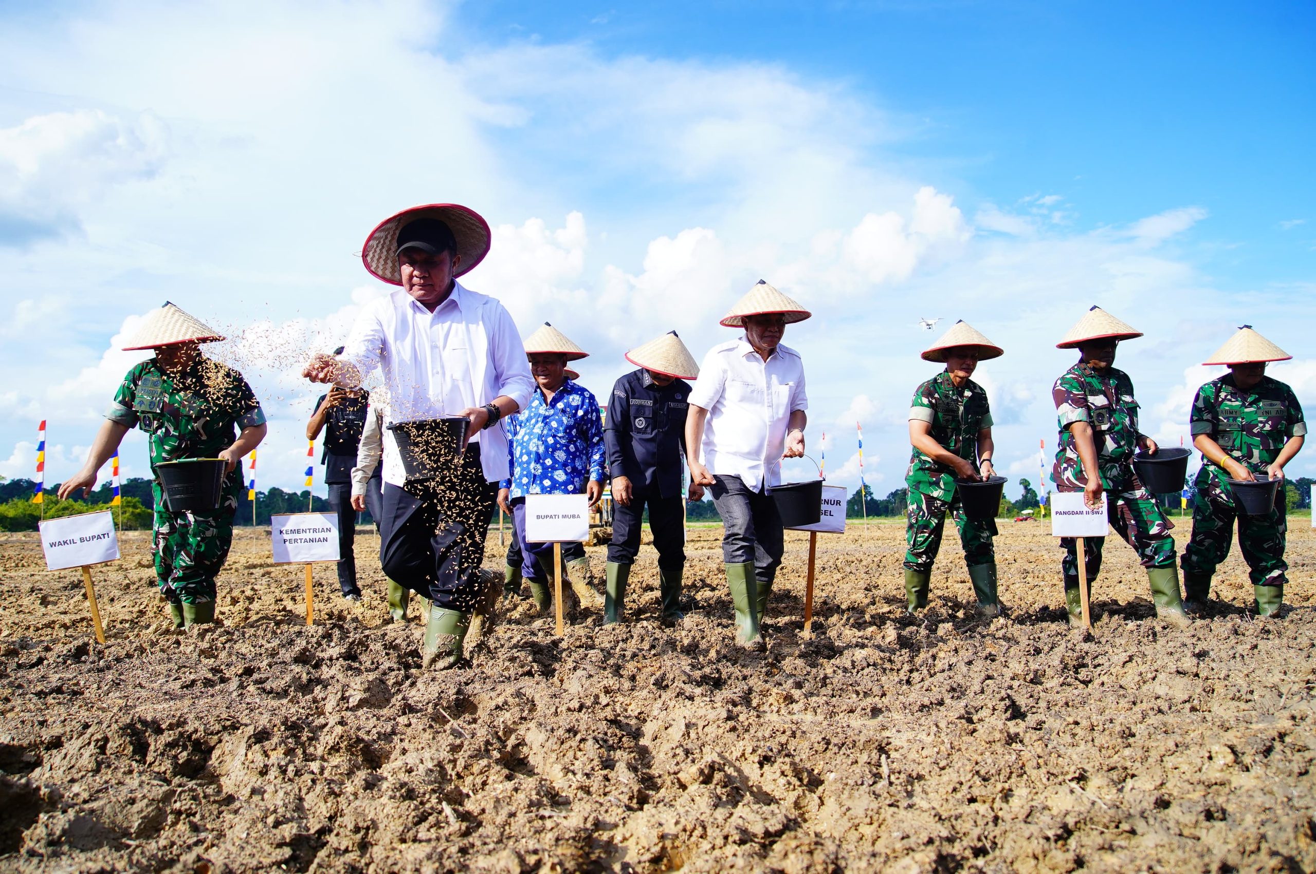 Program Nasional Cetak Sawah Dorong Kemandirian Pangan, Muba Dapat Amanah 6.100 Hektare