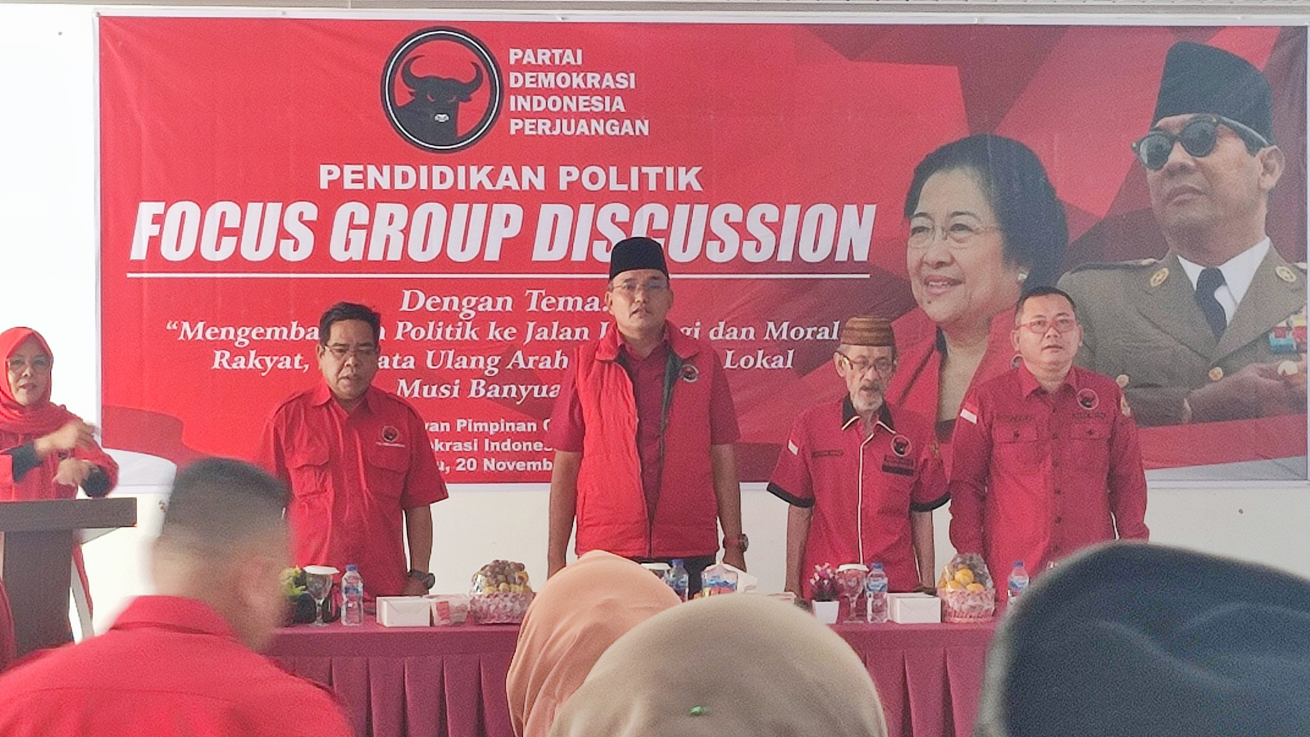 PDI Perjuangan Muba Gelar FGD : Bongkar Politik Biaya Tinggi hingga Krisis Tata Kelola APBD