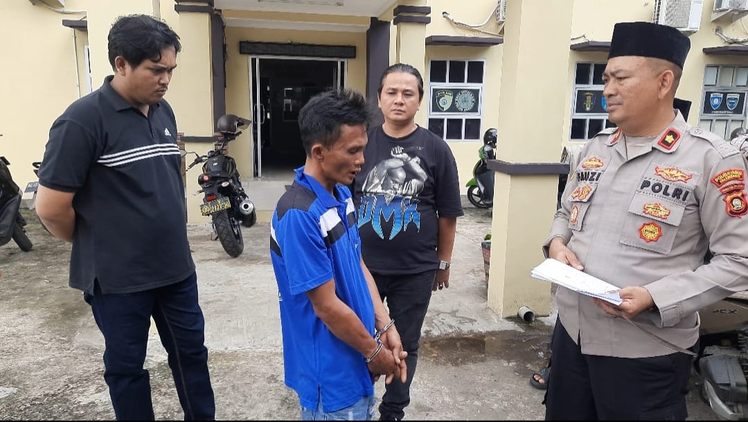 Begal Ojek di Palembang Babak Belur Dihajar Massa, Diselamatkan Polisi Saat Nyaris Tewas