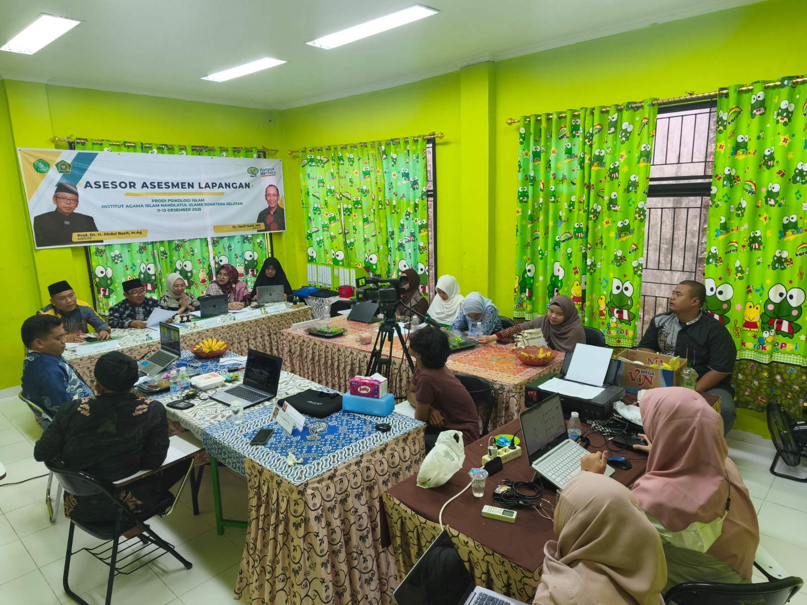 Prodi Psikologi Islam IAINU Sumsel Jalani Asesmen Lapangan BAN-PT