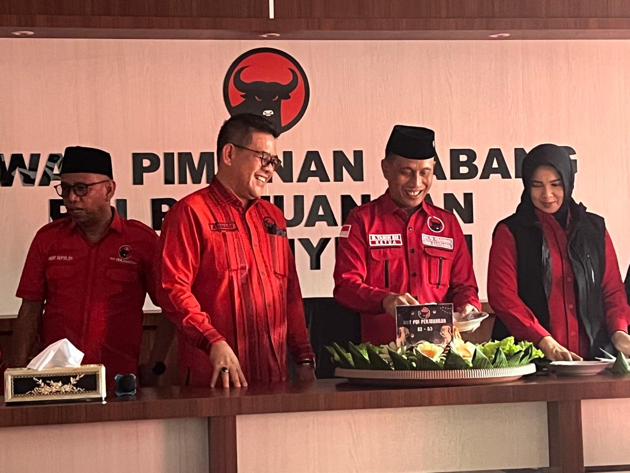 Pimpin DPC PDI Perjuangan Muba, Yamin SH Panaskan Mesin Partai dan Perkuat Konsolidasi Kader