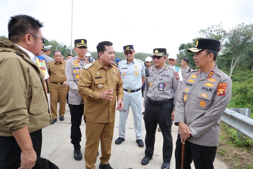 Kapolda Sumsel dan Forkopimda Tinjau Tol Kapal Betung, Pastikan Jalur Mudik Lebaran 2026 Siap Digunakan