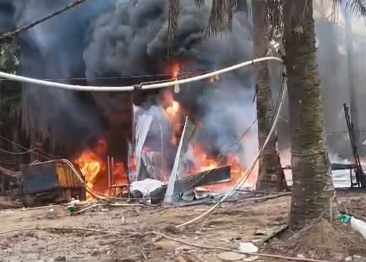 Sumur Minyak Ilegal di Keluang Terbakar, Kapolsek Sungai Lilin Tegaskan Tidak Ada Anggota Terlibat